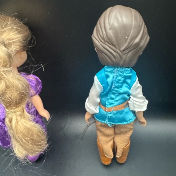 Disney My First Princess Mini Doll Rapunzel Flynn Ryder With Outfits EUC  Rare - Picture 6 of 9